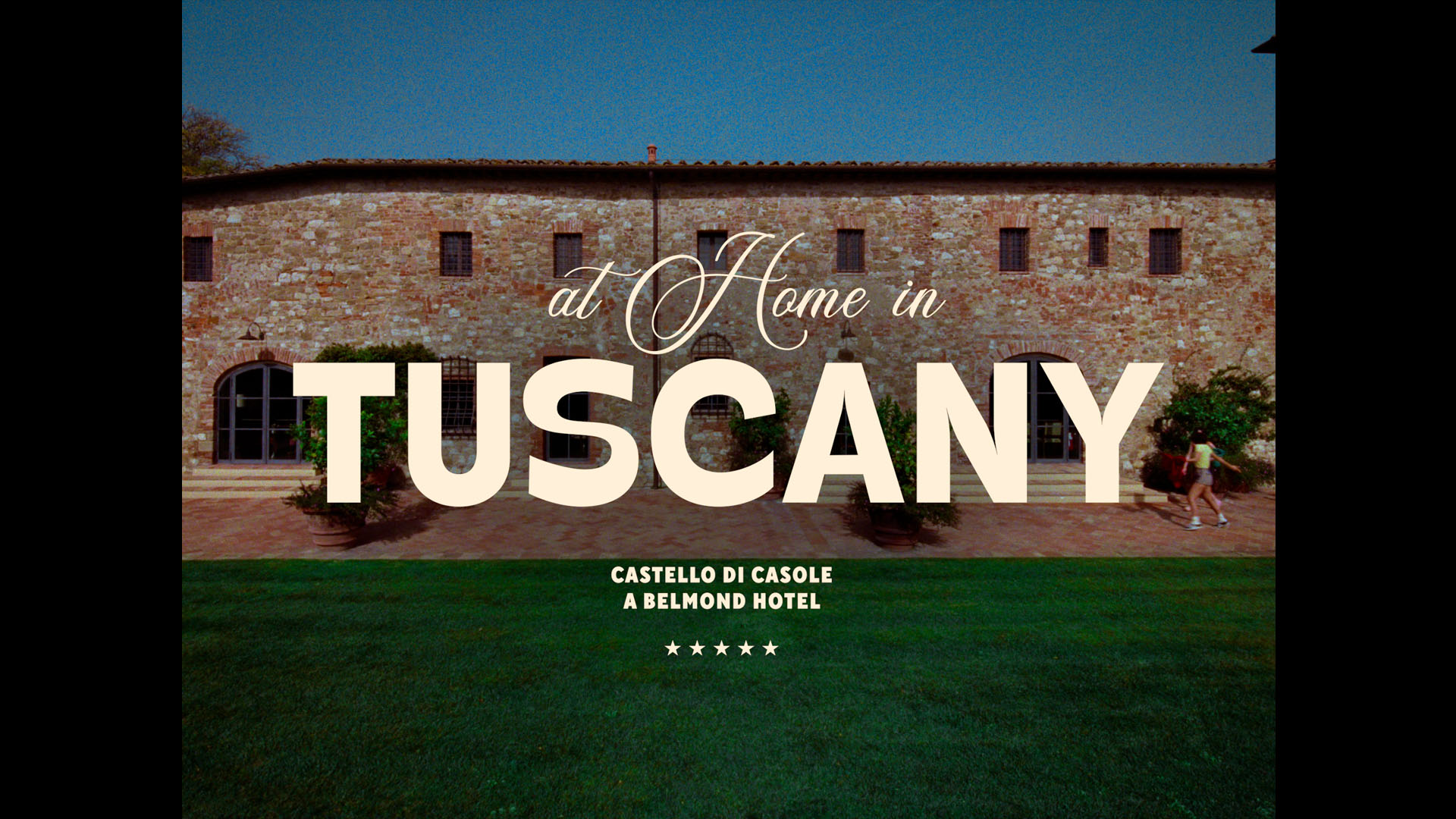 At home in Tuscany